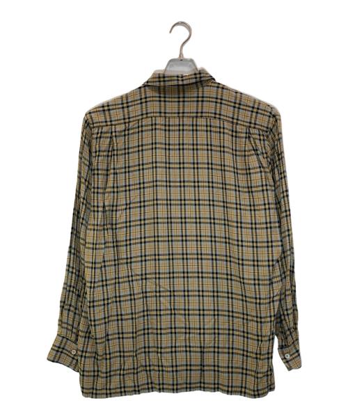 KAPTAIN SUNSHINE（キャプテンサンシャイン）KAPTAIN SUNSHINE (キャプテンサンシャイン) Open Collar L/S Shirt ブラウン サイズ:38の古着・服飾アイテム