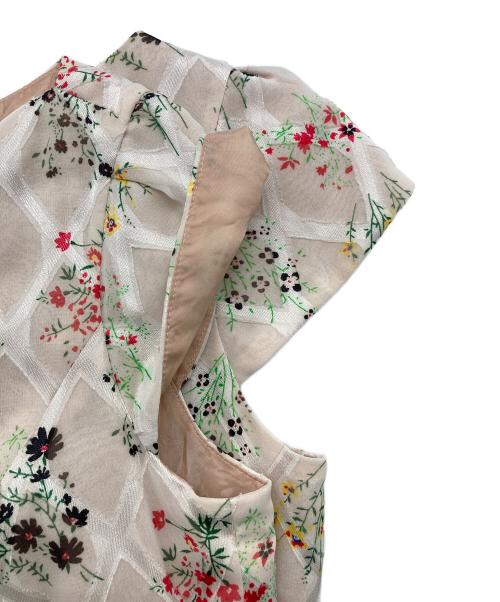 TOCCA（トッカ）TOCCA (トッカ) FLORET PATTERN ドレス ワンピース ホワイト サイズ:2の古着・服飾アイテム