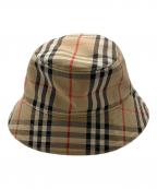 BURBERRY LONDON ENGLANDバーバリー ロンドン イングランド）の古着「ノバチェックバケットハット」｜ベージュ