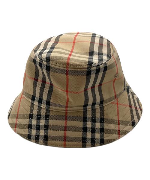 BURBERRY LONDON ENGLAND（バーバリー ロンドン イングランド）BURBERRY LONDON ENGLAND (バーバリー ロンドン イングランド) ノバチェックバケットハット ベージュの古着・服飾アイテム