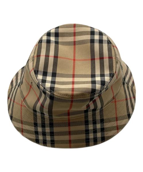 BURBERRY LONDON ENGLAND（バーバリー ロンドン イングランド）BURBERRY LONDON ENGLAND (バーバリー ロンドン イングランド) ノバチェックバケットハット ベージュの古着・服飾アイテム
