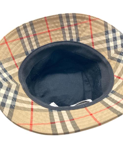 BURBERRY LONDON ENGLAND（バーバリー ロンドン イングランド）BURBERRY LONDON ENGLAND (バーバリー ロンドン イングランド) ノバチェックバケットハット ベージュの古着・服飾アイテム