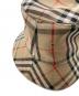 BURBERRY LONDON ENGLAND (バーバリー ロンドン イングランド) ノバチェックバケットハット ベージュ：10000円