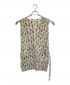 PLEATS PLEASEプリーツプリーズ）の古着「人柄 プリーツチュニック」｜ベージュ