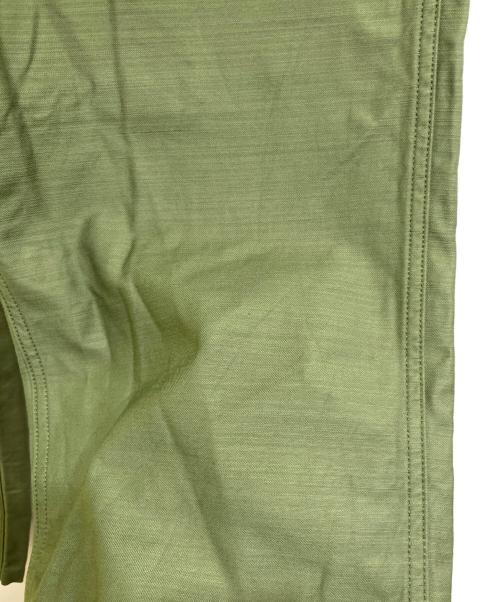 CIOTA（シオタ）CIOTA (シオタ) スビンコットンムラ糸バックサテンベイカーパンツ グリーン サイズ:5の古着・服飾アイテム