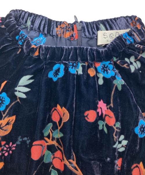 sea NEW YORK（シー ニューヨーク）Sea NEW YORK (シー ニューヨーク) ベロアワンピース ネイビー サイズ:4の古着・服飾アイテム