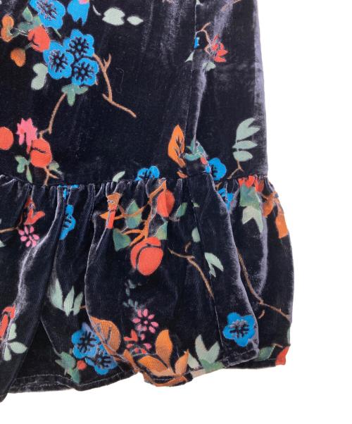 sea NEW YORK（シー ニューヨーク）Sea NEW YORK (シー ニューヨーク) ベロアワンピース ネイビー サイズ:4の古着・服飾アイテム