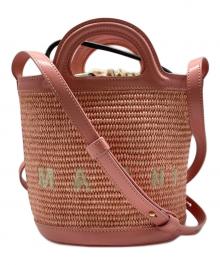 MARNI（マルニ）の古着「Tropicalia Basket Bag Small」｜ピンク