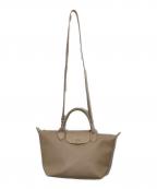 LONGCHAMPロンシャン）の古着「ルプリアージュシティLトートバッグ/L1512HYQ414」｜ベージュ