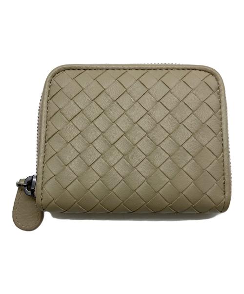 BOTTEGA VENETA（ボッテガベネタ）BOTTEGA VENETA (ボッテガベネタ) イントレチャートコインパース ベージュの古着・服飾アイテム