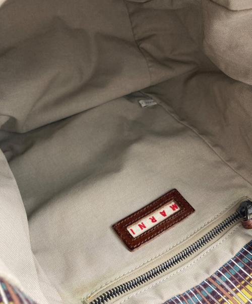 MARNI（マルニ）MARNI (マルニ) キャンバスハンドバッグの古着・服飾アイテム