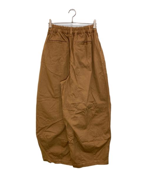HARVESTY（ハーベスティー）HARVESTY (ハーベスティー) チノクロスサーカスパンツ ブラウン サイズ:2の古着・服飾アイテム