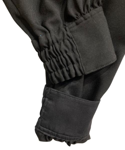 BLUE LABEL CRESTBRIDGE（ブルーレーベルクレストブリッジ）BLUE LABEL CRESTBRIDGE (ブルーレーベルクレストブリッジ) ソフトクリアツイルドレス ブラック サイズ:38の古着・服飾アイテム