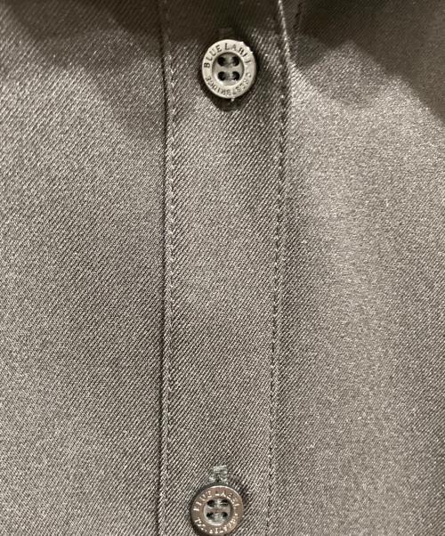 BLUE LABEL CRESTBRIDGE（ブルーレーベルクレストブリッジ）BLUE LABEL CRESTBRIDGE (ブルーレーベルクレストブリッジ) ソフトクリアツイルドレス ブラック サイズ:38の古着・服飾アイテム