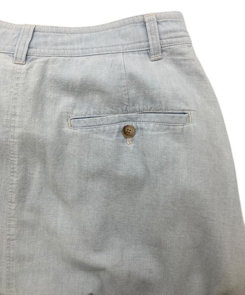 POLO RALPH LAUREN（ポロ・ラルフローレン）POLO RALPH LAUREN (ポロ・ラルフローレン) シャンブレーフロントボタンスカート インディゴ サイズ:6の古着・服飾アイテム