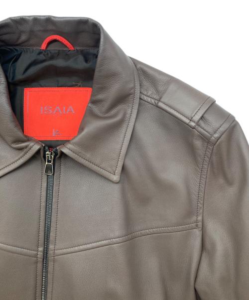 ISAIA（イザイア）ISAIA (イザイア) FLIGHT JACKET ブラウン サイズ:46の古着・服飾アイテム
