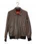 ISAIA（イザイア）の古着「FLIGHT JACKET」｜ブラウン