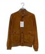 VALSTARヴァルスター）の古着「VALSTARINO ゴートスウェードブルゾン」｜ブラウン