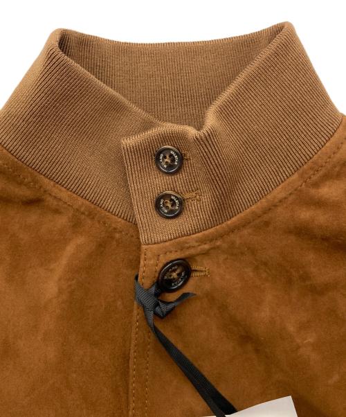 VALSTAR（ヴァルスター）VALSTAR (ヴァルスター) VALSTARINO ゴートスウェードブルゾン ブラウン サイズ:48の古着・服飾アイテム