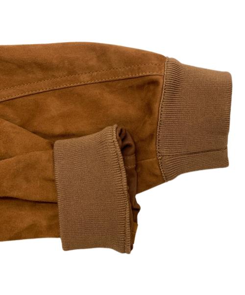 VALSTAR（ヴァルスター）VALSTAR (ヴァルスター) VALSTARINO ゴートスウェードブルゾン ブラウン サイズ:48の古着・服飾アイテム