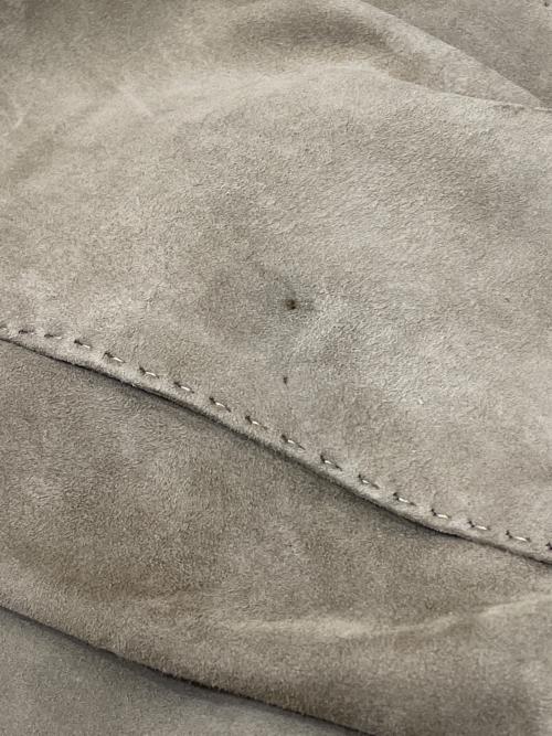 RING JACKET Napoli（リングジャケット ナポリ）RING JACKET Napoli (リングジャケット ナポリ) SHEEP SUEDE RIDERS JACKET ベージュ サイズ:2の古着・服飾アイテム