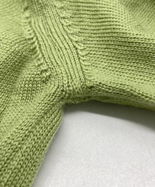 GRAN SASSO（グランサッソ）GRAN SASSO (グランサッソ) 12ゲージウールソリッドモックネックニット グリーン サイズ:46の古着・服飾アイテム