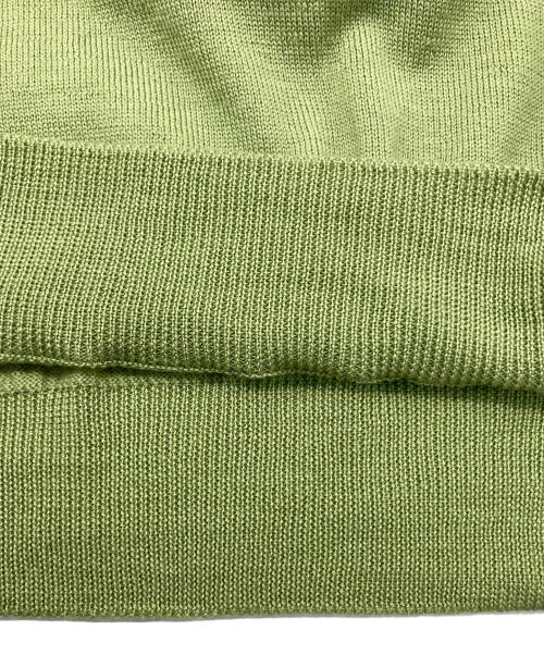 GRAN SASSO（グランサッソ）GRAN SASSO (グランサッソ) 12ゲージウールソリッドモックネックニット グリーン サイズ:46の古着・服飾アイテム