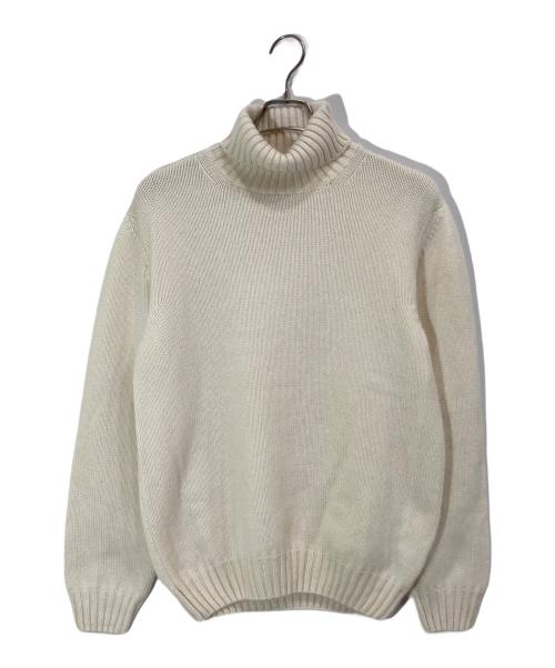 RING JACKET（リングジャケット）RING JACKET (リングジャケット) CASHMERE SWEATER ベージュ サイズ:2の古着・服飾アイテム