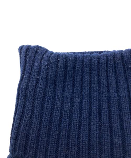 RING JACKET（リングジャケット）RING JACKET (リングジャケット) カシミヤタートルネックニット ネイビー サイズ:48の古着・服飾アイテム