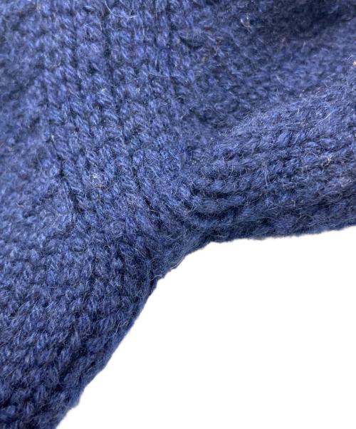 RING JACKET（リングジャケット）RING JACKET (リングジャケット) カシミヤタートルネックニット ネイビー サイズ:48の古着・服飾アイテム