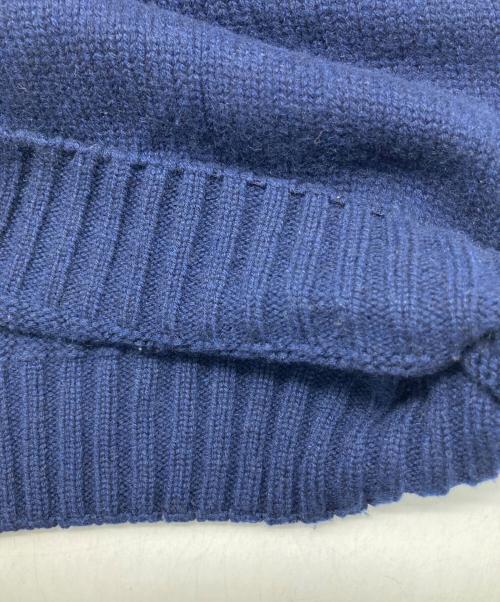 RING JACKET（リングジャケット）RING JACKET (リングジャケット) カシミヤタートルネックニット ネイビー サイズ:48の古着・服飾アイテム