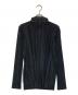 PLEATS PLEASE (プリーツプリーズ) ハイネックプリーツシャツジャケット ブラック サイズ:3：18000円