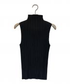 PLEATS PLEASEプリーツプリーズ）の古着「プリーツブラウス」｜ブラック