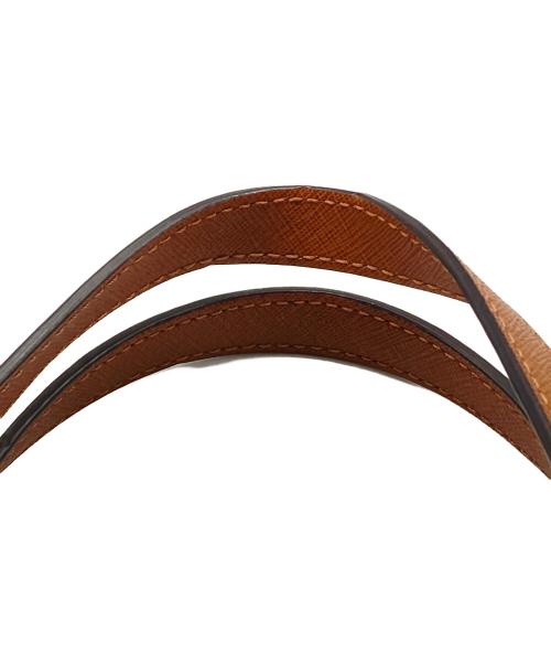 MICHAEL KORS（マイケル・コース）MICHAEL KORS (マイケルコース) トラベル ボーダー スモールトート ハンドバッグ レッド×ホワイトの古着・服飾アイテム