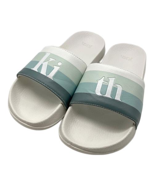 KITH（キス）KITH (キス) スライドサンダル ホワイト サイズ:40の古着・服飾アイテム