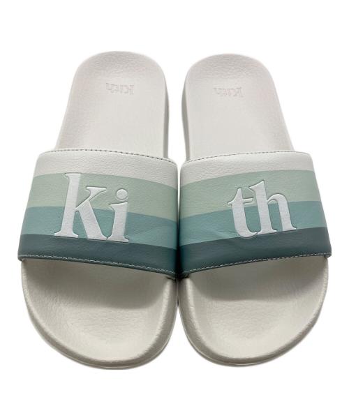 KITH（キス）KITH (キス) スライドサンダル ホワイト サイズ:40の古着・服飾アイテム