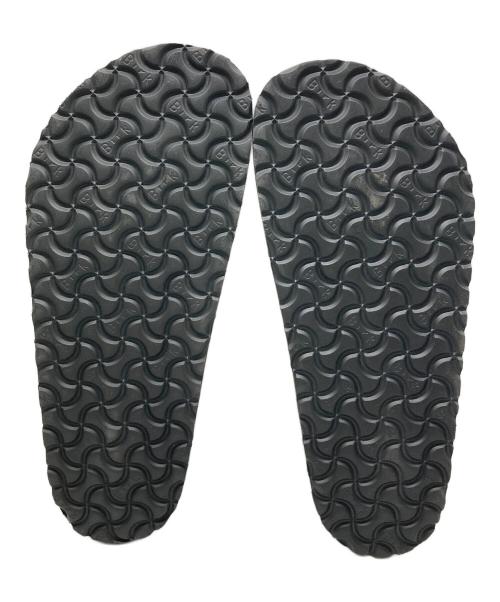 BIRKENSTOCK（ビルケンシュトック）BIRKENSTOCK (ビルケンシュトック) Milano Raffia/サンダル ブラック×イエロー サイズ:26.5の古着・服飾アイテム