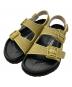 BIRKENSTOCK（ビルケンシュトック）の古着「Milano Raffia/サンダル」｜ブラック×イエロー