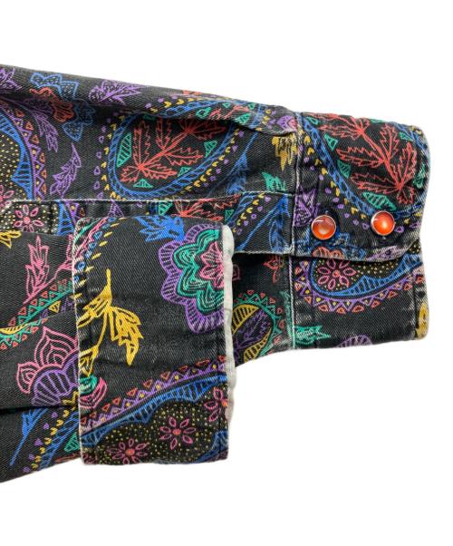 Wrangler（ラングラー）Wrangler (ラングラー) 80sペイズリーウェスタンシャツ マルチカラー サイズ:XLの古着・服飾アイテム