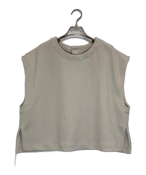 BEARDSLEY（ビアズリー）BEARDSLEY (ビアズリー) ムーンライクショートベスト ベージュ サイズ:freeの古着・服飾アイテム