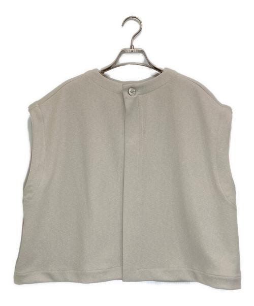 BEARDSLEY（ビアズリー）BEARDSLEY (ビアズリー) ムーンライクショートベスト ベージュ サイズ:freeの古着・服飾アイテム