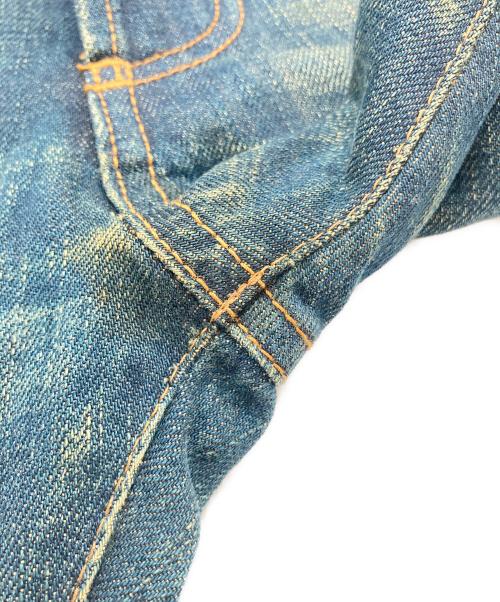 DIOR HOMME（ディオール オム）DIOR HOMME (ディオール オム) コンバインスキニーデニム インディゴ × グレー サイズ:27の古着・服飾アイテム