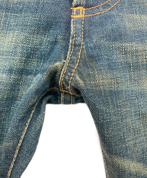 DIOR HOMME（ディオール オム）DIOR HOMME (ディオール オム) コンバインスキニーデニム インディゴ × グレー サイズ:27の古着・服飾アイテム