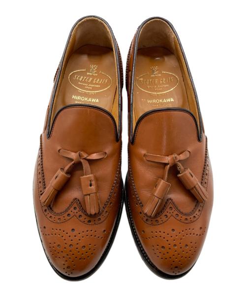 SCOTCH GRAIN（スコッチグレイン）SCOTCH GRAIN (スコッチグレイン) タッセルシューズ ブラウン サイズ:24.5の古着・服飾アイテム