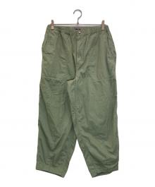 THE NORTHFACE PURPLELABEL（ザ・ノースフェイス パープルレーベル）の古着「Ripstop Wide Cropped Field Pants」｜カーキ