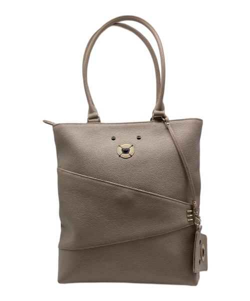 Madame Hiroko（マダム ヒロコ）Madame Hiroko (マダム ヒロコ) tamami watanabe (タマミワタナベ) トートバッグ ベージュの古着・服飾アイテム