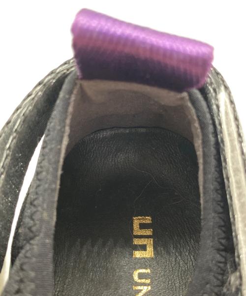 UNITED NUDE（ユナイテッドヌード）UNITED NUDE (ユナイテッドヌード) UN3D. (アンスリード) 厚底スニーカー ブラック×パープル サイズ:39の古着・服飾アイテム