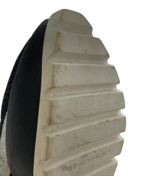 UNITED NUDE（ユナイテッドヌード）UNITED NUDE (ユナイテッドヌード) UN3D. (アンスリード) 厚底スニーカー ブラック×パープル サイズ:39の古着・服飾アイテム