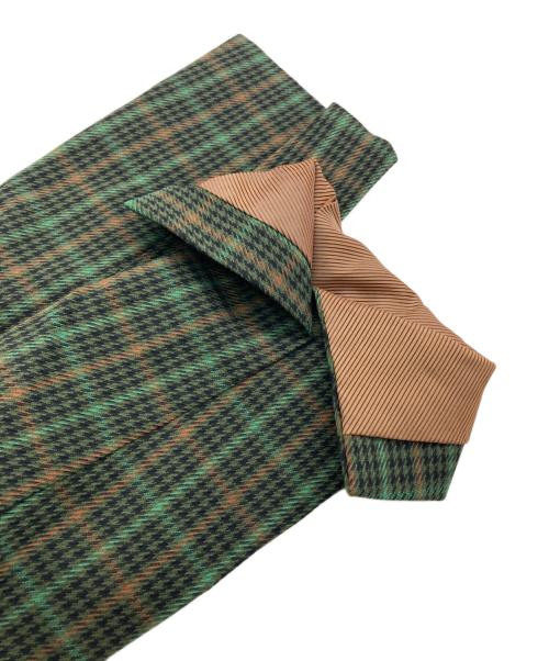 AMAIL（アマイル）AMAIL (アマイル) チェックテーラードジャケット グリーン サイズ:Freeの古着・服飾アイテム