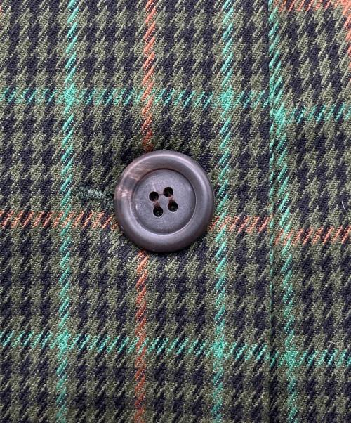 AMAIL（アマイル）AMAIL (アマイル) チェックテーラードジャケット グリーン サイズ:Freeの古着・服飾アイテム